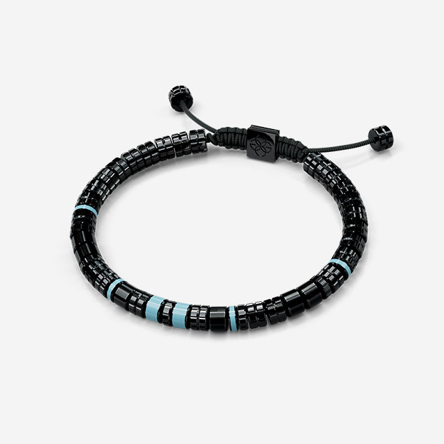 Bracelet - EV - Black - Curacao Blue