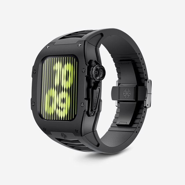 AppleWatch Case Racing BLACKGOLD 45MM 腕時計(デジタル) | healthy.md