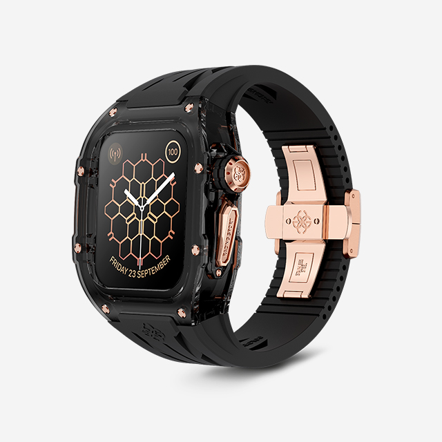 RSTR45 - SMOKEY BLACK ROSE｜Apple Watch Case