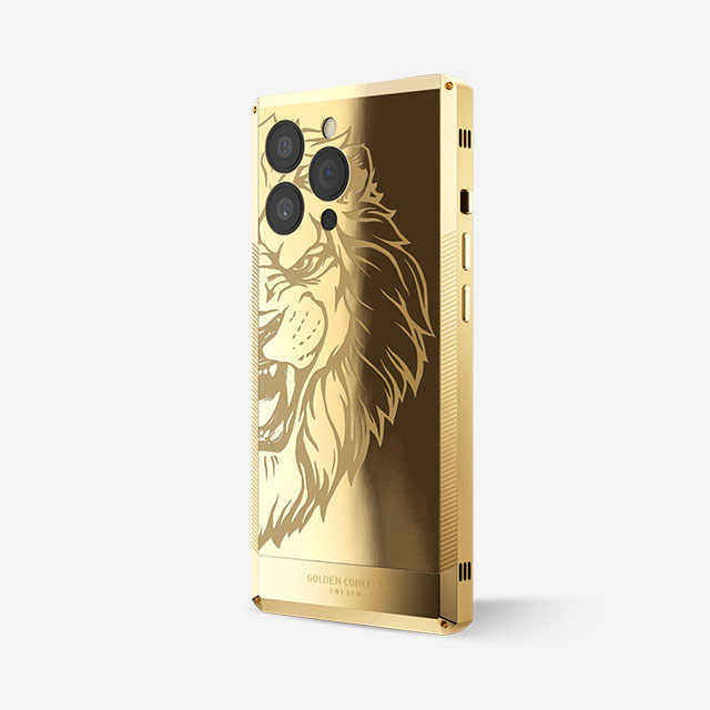 Iphone case / LIMITED Lion - Gold