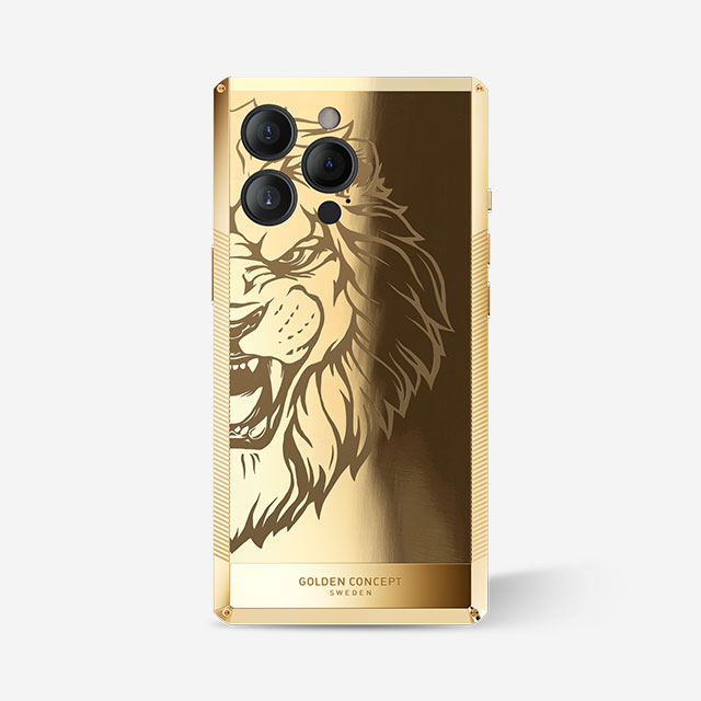 Iphone case / LIMITED Lion - Gold