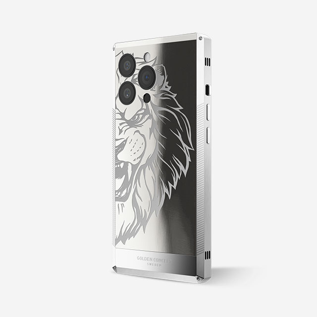 Iphone case / LIMITED Lion - Silver