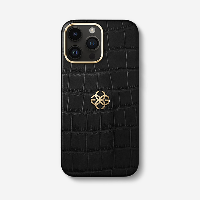 iPhone Case / Leather -Gold