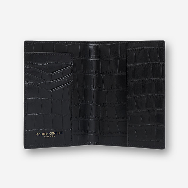 Passport holder / Croco Embossed