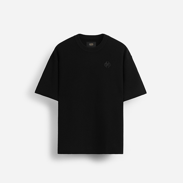 T-Shirt Oversize - Black 3D Print