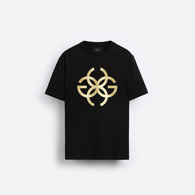 T-Shirt - Gold Print