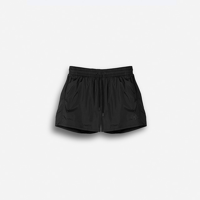 Swim Shorts Nylon - Black Embroidery