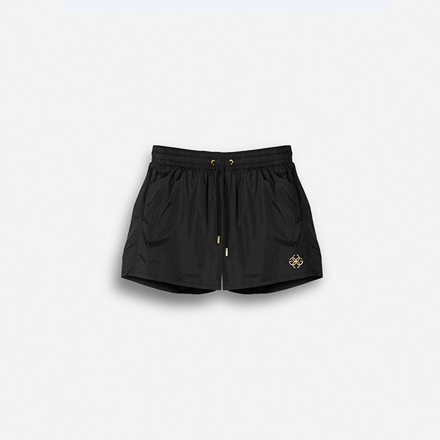 Swim Shorts - Gold Embroidery