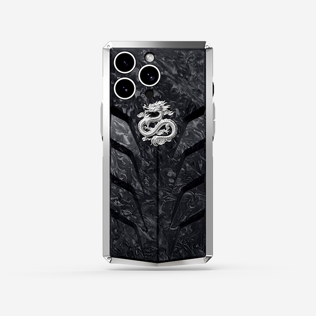 iPhone Case / RSC15 - Silver Dragon