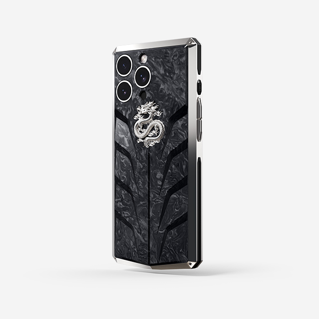 iPhone Case / RSC15 - Silver Dragon