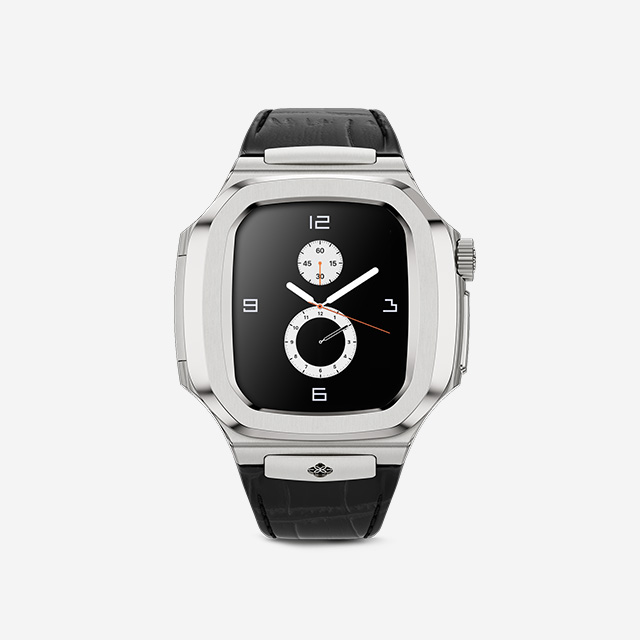 ROYAL41 -Silver - Leather ｜Apple Watch Case