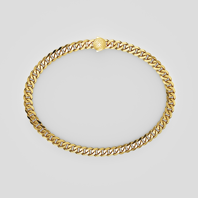 Necklace - Cuban 13 MM - Gold (項鍊）