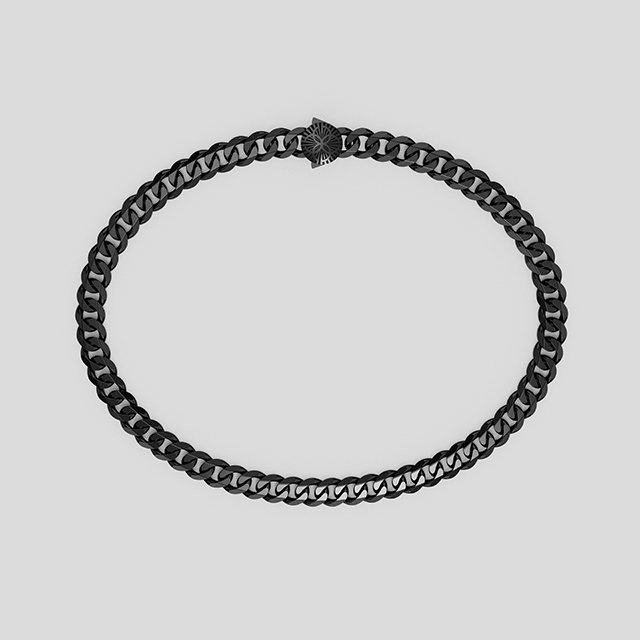 Necklace - Cuban Iced - Black （項鍊）