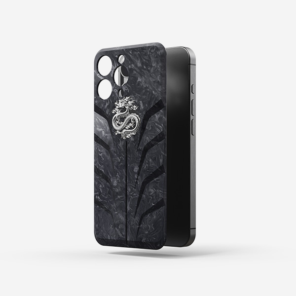 iPhone Case / RSC16 Silver Dragon - Magnetic