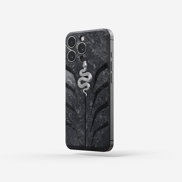 iPhone Case / RSC16 Silver Snake - Magnetic