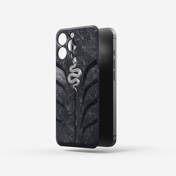 iPhone Case / RSC16 Silver Snake - Magnetic