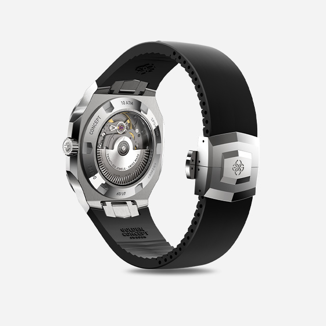 Automatic Watch Royal Sport - Silver Carbon