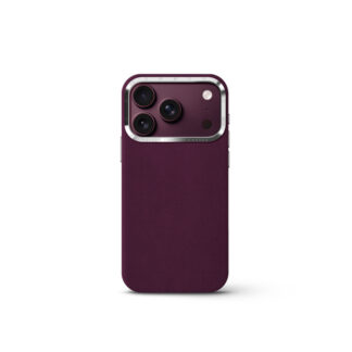iPhone Case 17/ 18 - Alcantara 麂皮保護殼-勃根地紅
